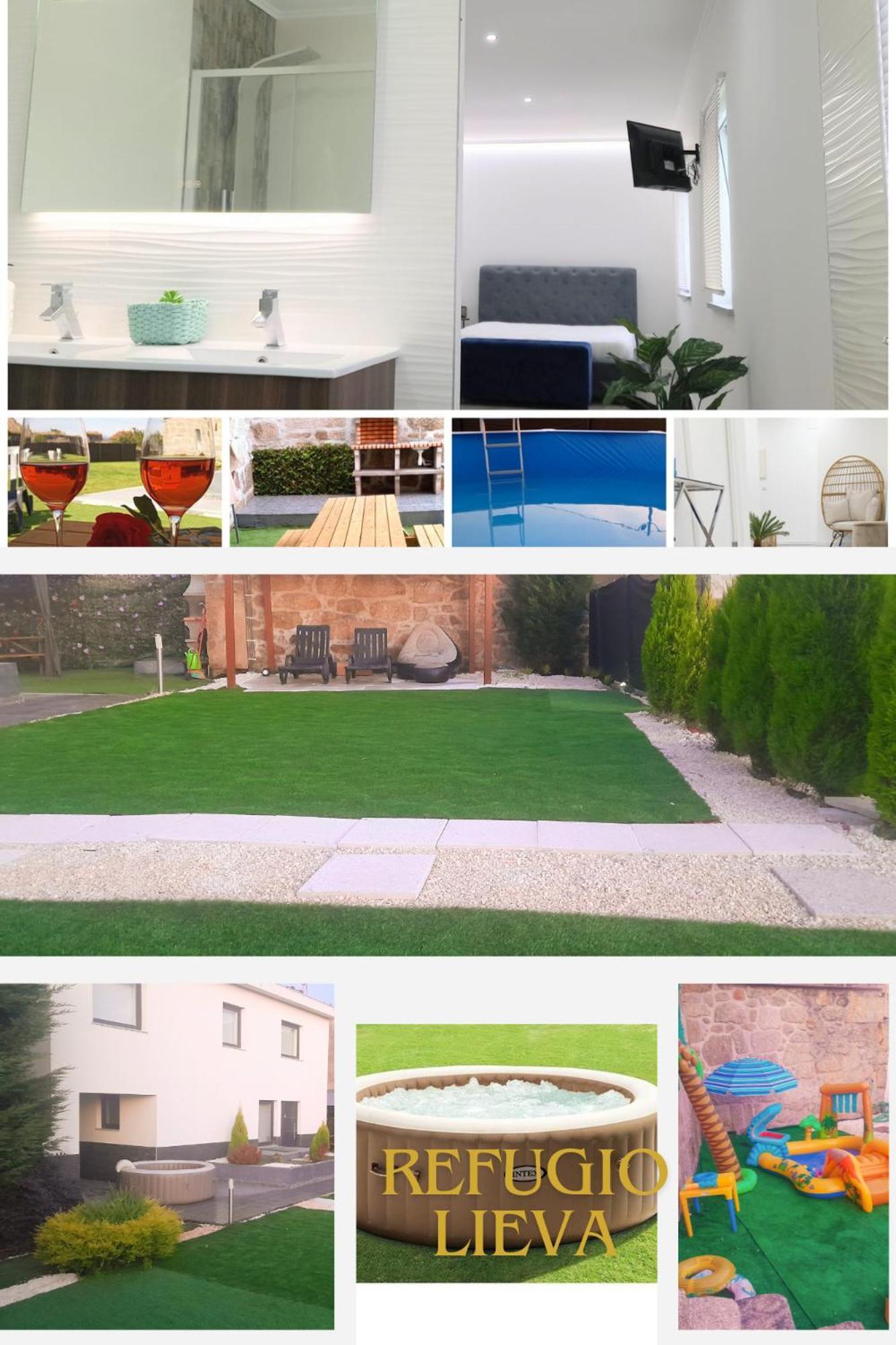 Casa Incrivel Refugio Lieva ,Piscina , Jacuzzi Exterior E Zona Kids Apartment Nelas Luaran gambar